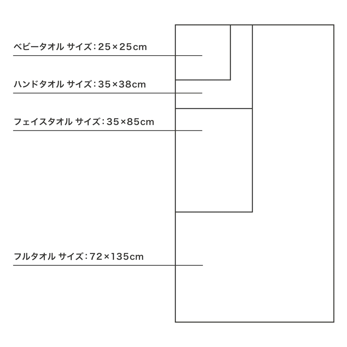 オーガニックコットン フェイスタオル